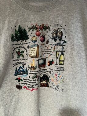 Taylor Swift Christmas Lyrics Sweatshirt